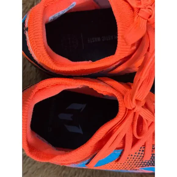 Adidas X SpeedPortal Messi.3 FG J Soccer Cleats Youth Size 2-5 Orange Blue Black - Picture 5 of 11